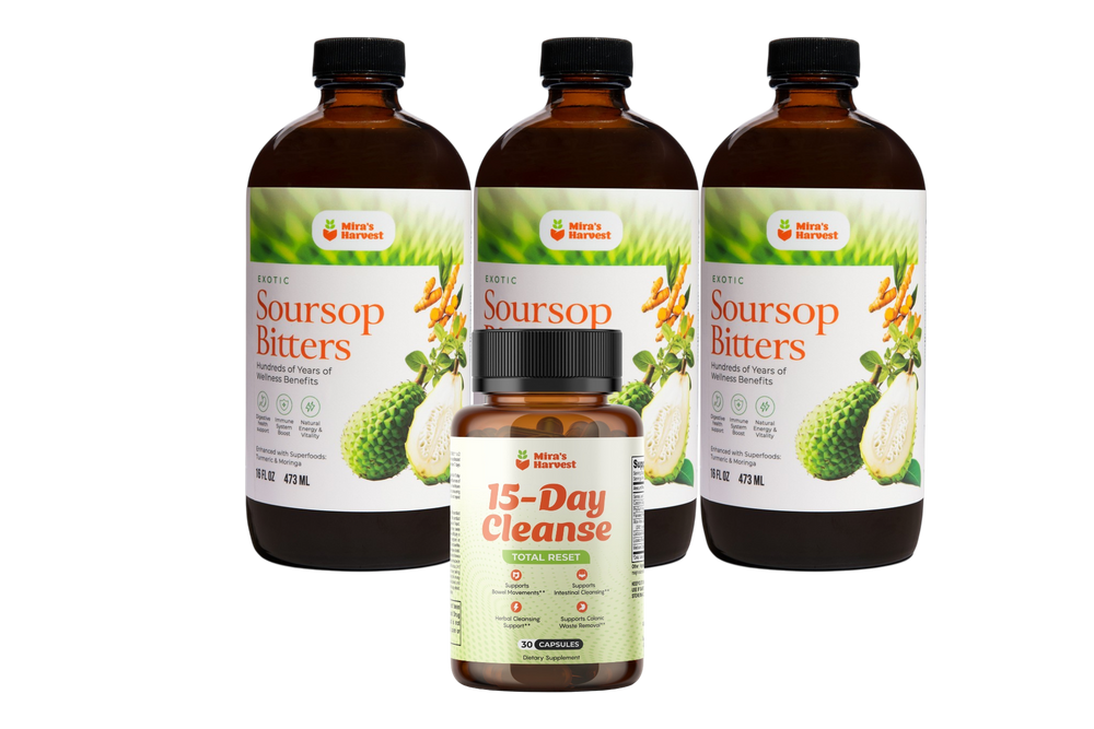 The 30-Day Complete Reset — 15-Day Cleanse + 3 Original Soursop Bitters