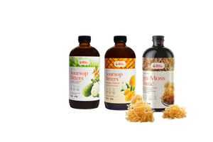 The Total Wellness Stack — Original Bitters, Mango Bitters, Radiant Sea Moss Tonic